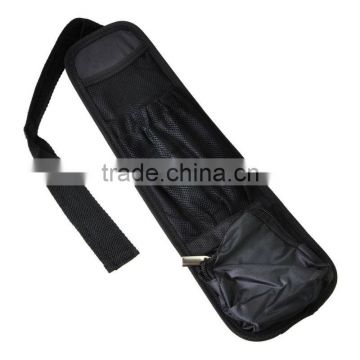 Black Nylon Car Seat Chair Side Bag Hanging Organizer Storage Multi-Pocket