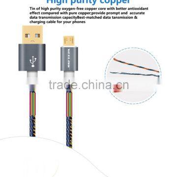 Voxlink Fast Charging 5V 2a Denim Gold Plated 1m USB Type c Charger Cable for Macbook photo-6
