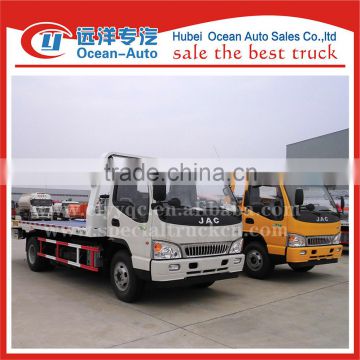 JAC new heavy duty truck 4TON road wrecker tow trucks for sale