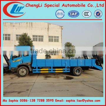 bulldozer carrying truck,flat bed trucks 8 ton,faw roller bed truck