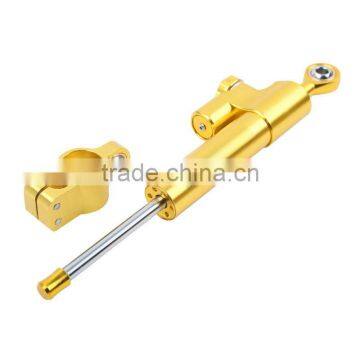 for Universial Motorcycle Adjustable Steering Damper Stabilizer Top Quality Gold