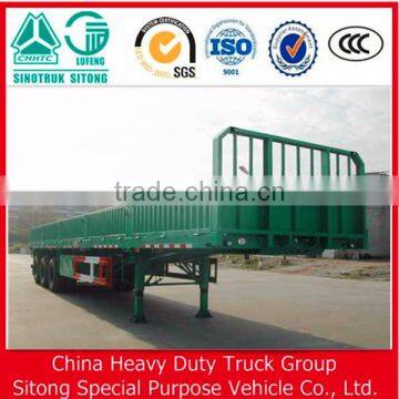 Tri-Axle 40ft side wall loader trailer for cargo transport