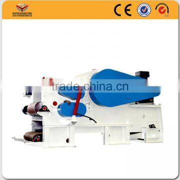 8-10t/h capacity large wood chipper /industrial wood chipper with belt conveyor