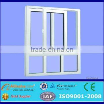 aluminum up down sliding window/aluminium bathroom window designs