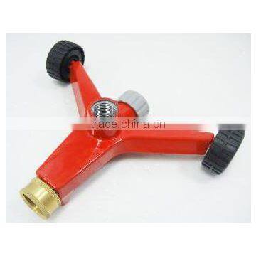 3-Arm Rotary Sprinkler With 2-Wheel Base For Lawn Watering photo-6