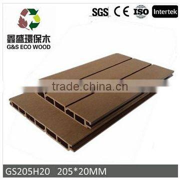 Eco-friendly Plastic anti-uv wpc wall cladding low price composite exterior wall siding