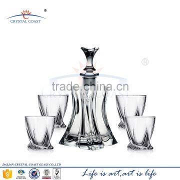 Bar sets of decanter and tumbler,bar set/wine decanter set for bar