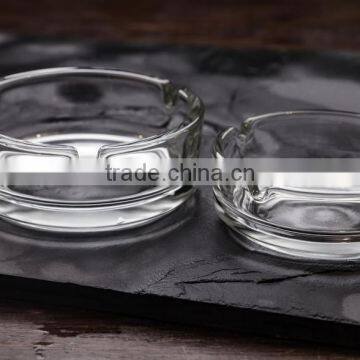 Round Glass Ash Tray Clear Glass Ash Tray photo-2