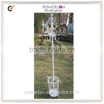 POWERLON Vintage Handmade Coat rack Umbrella Stand Wrought Iron Home Furniture