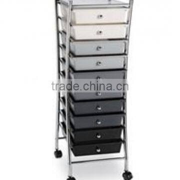 vivinature 12 Drawer Chrome Studio Organizer Cart