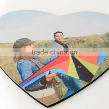 Heart Shape Customized Sublimation Mouse Pad