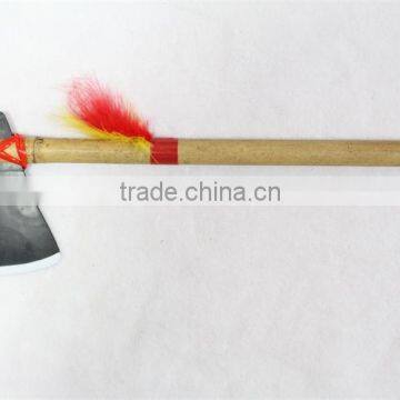 Party Plastic Tomahawk Axe Feather Dream Catcher Deer Skin Tomahawk photo-2