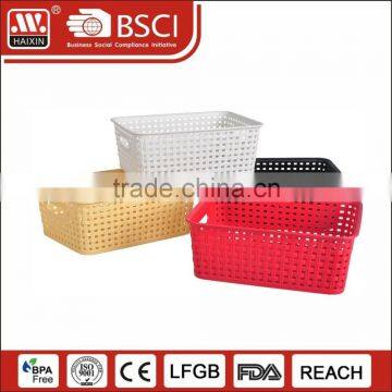 wholesale cheap picnic large empty oem storage plastic lined wicker laundry basket