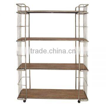 Metal Rolling Storage Lugguage Cart