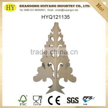 2015 china supplier wholesale cut out plywood christmas tree