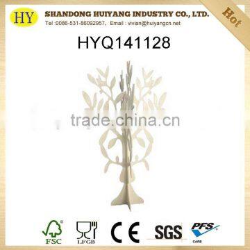 2015 china supplier wholesale laser cut wooden tree