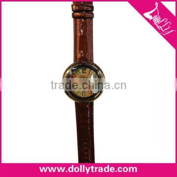 Cheap PU Strap Women Promotional Lady Casual Watch