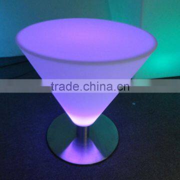 Glowing Portable Bar Tables LED Poseur Table With 16 Colors Changing for DJ House photo-2