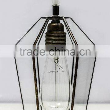 Polygonous Glass Simple Terrarium Lamp photo-2