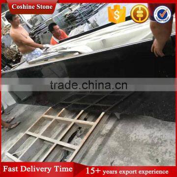 Grade A & High Polished Absolute Mongolia Black Granite Price photo-4