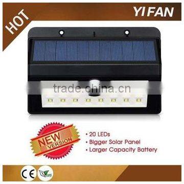 20 LED Outdoor Solar Motion Sensor Lights/Solar Lights /Wireless Waterproof Exterior Solar Security Wall