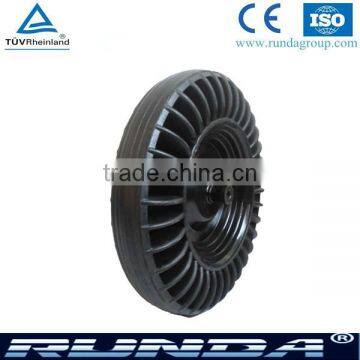 wheel barrow solid rubber wheel