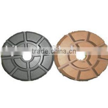 Diamond Abrasive Resin wet/Dry Polishing Pads for concrete floor grinding