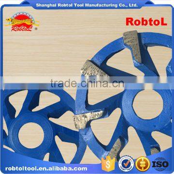 105mm L Type Segment Diamond Grinding Wheel Abrasive Polishing Disc for Concrete Granite Marble Double Cup Wheel photo-3