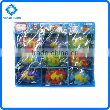 36PC Eraser Promotional Rubber Animal Eraser Fish Shape Eraser