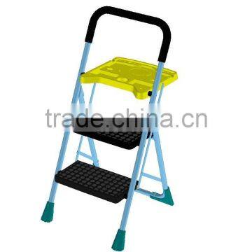 2 step metal ladder