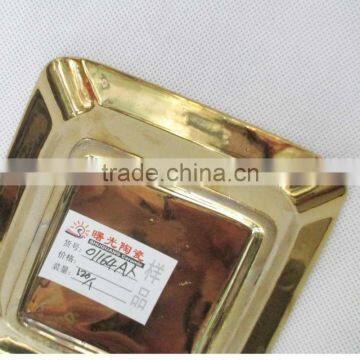 2014 Hot Selling Decaled Porcelain Dishes With Nice Flower , Ceramic Plate photo-3