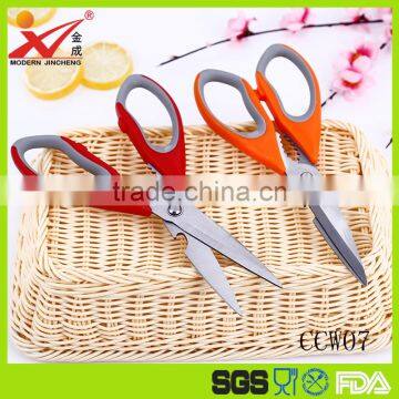 Top quality TPR PP handle kitchen accessories stainless steel shear