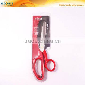 S14018CP FDA qualified 8-1/2" plastic handle Stainless Steel tailor best dress scissors