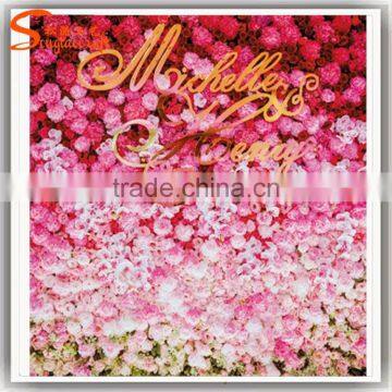 New Hanging Artificial Flowers Decoration Artificial Flowers Walls New Design Customized Artificial Flower Wall photo-5