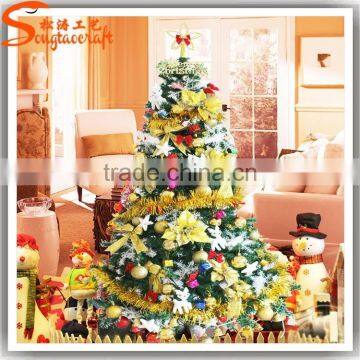 2015 New Product Xmas Tree Needle Pine Tree Fiber Optic Decorative Plastic Mini Christmas Trees for Home Decoration photo-3