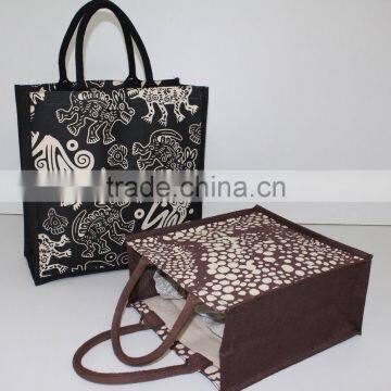 Hiquality Animal Print Bag - Made From 10 oz Laminated Canvas - Luxary Padded Rope Handle photo-4