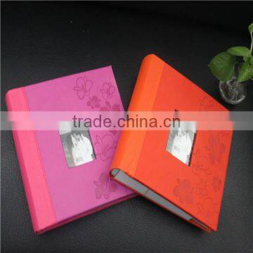 Photo album holds 200 photos,nice pinky photo album, wedding souvenir photo album