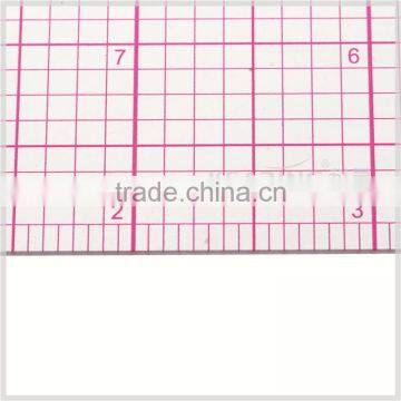 Kearing Brand 1.2mm PVC Flexible Sandwich Printing Quilting Ruler for Fashion Design Measurement 2"*18" #8085 photo-3