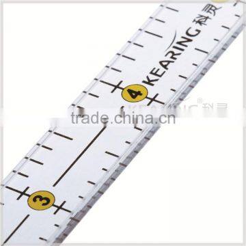 OEM Inch Scale 3mm Thickness Acrylic Quilting Ruler, 6'' * 1/2'' Patchwork Ruler Quilting # KPR6005 photo-4