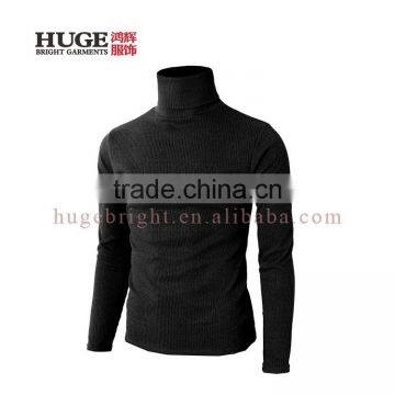 Long Sleeve Turtleneck Comfortable Mens Sweater Knitwear photo-2