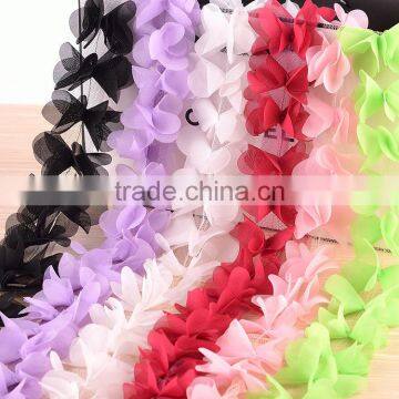 Handmade Decoration Chiffon Flower for Home Interior or Wedding Decoration or Clothing photo-2
