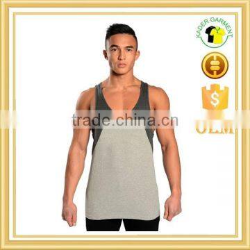 Custom Fitness Stringer Vest for Men Gym Singlets photo-2