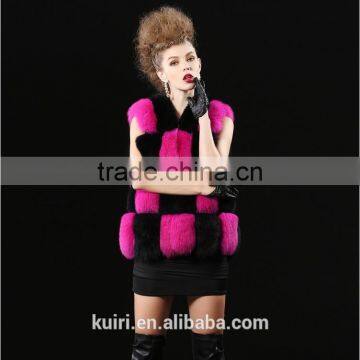 New 2016 Fashion Autumn Winter Coat Warm Women Fur Coat Faux Fox Fur Vest High-Grade Jacket photo-5