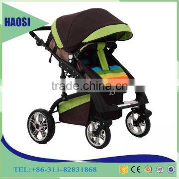 2016  online hot sale baby car seat carriage 3 in 1 multi-functional baby stroller with Baby carry basket