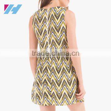 Chinese Women's Fashion Clothing Manufacturers Printed Sexy Shift Dresses photo-4