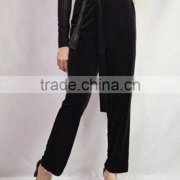 4665 Runwaylover High Waist Sexy New Design Velvet Sexy Pant photo-3