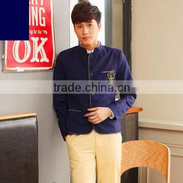 Custom Good Quality Cheap London Style Navy Blue School Blazer/bulk School Uniforms photo-3