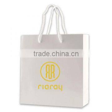 Gloss Laminated Eurotote Shopping Bag - Features Cardboard Bottom, Dimensions Are 6" x 3.5" x 6.5" and Comes With Your Logo. photo-2