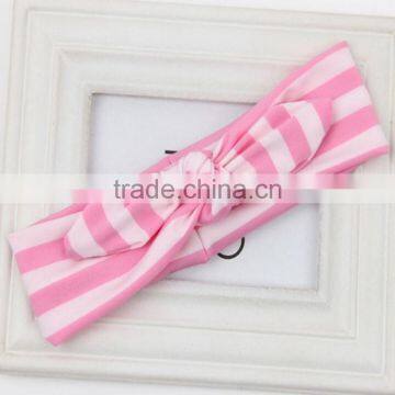 2015 Newest Cotton Baby Knot Headband,Stripe Cotton Headbands photo-3