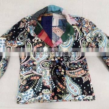 Vintage Kantha Jacket Reversible photo-2